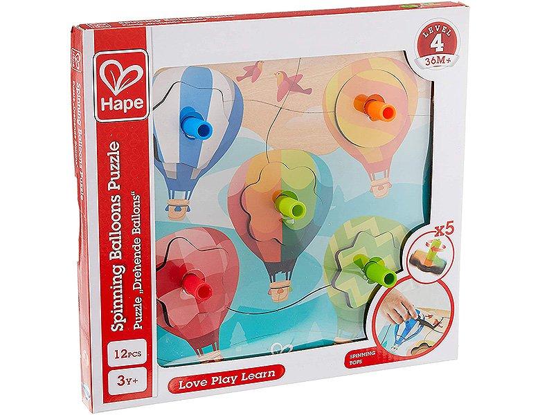 Hape  Puzzle Drehende Ballons (12Teile) 