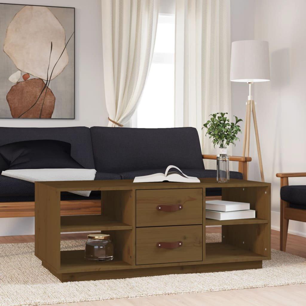 VidaXL Table basse bois  