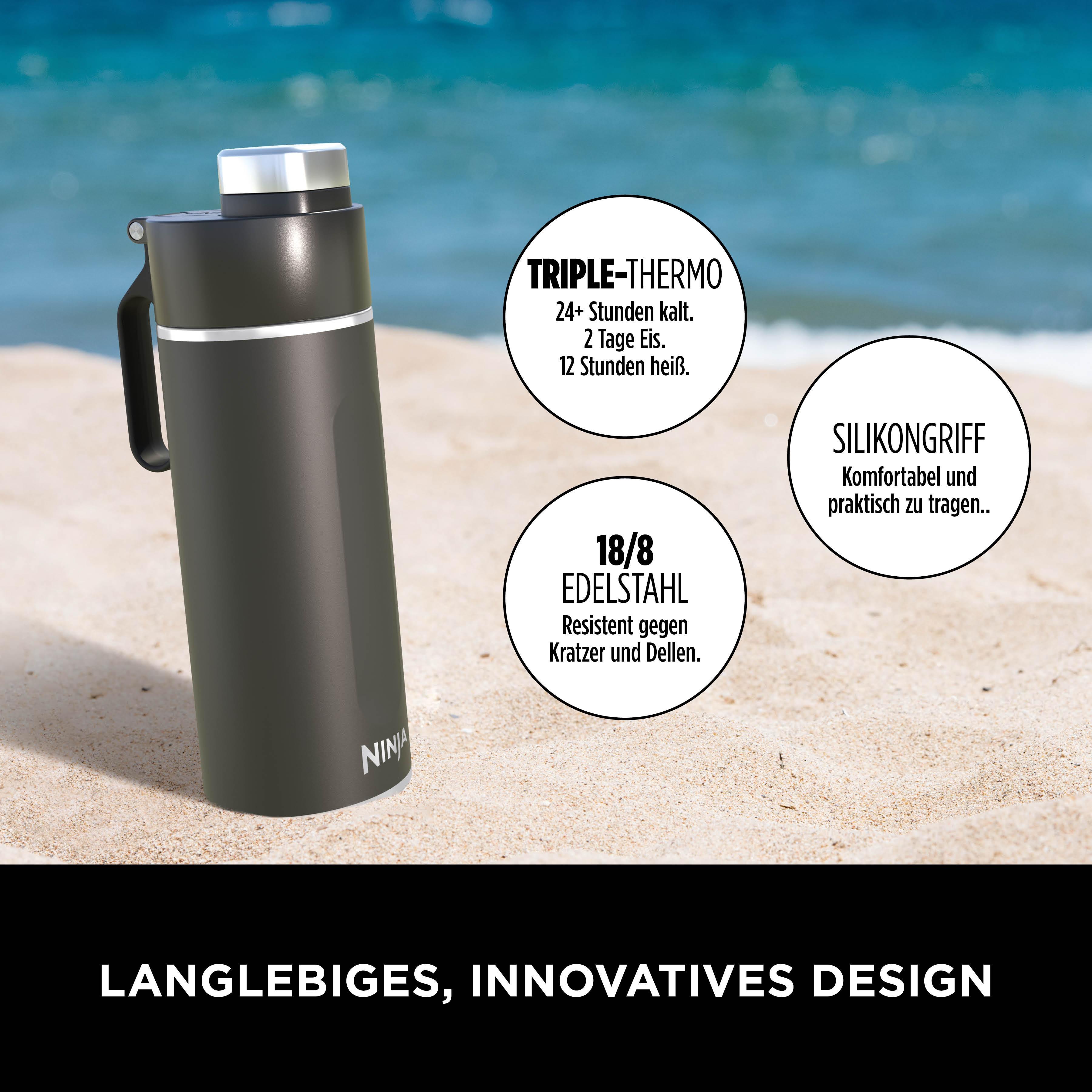 Ninja DW1801EUUKBK Bottiglia da viaggio Thirsti  