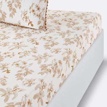 Drap-housse coton lavé bonnet 30 cm