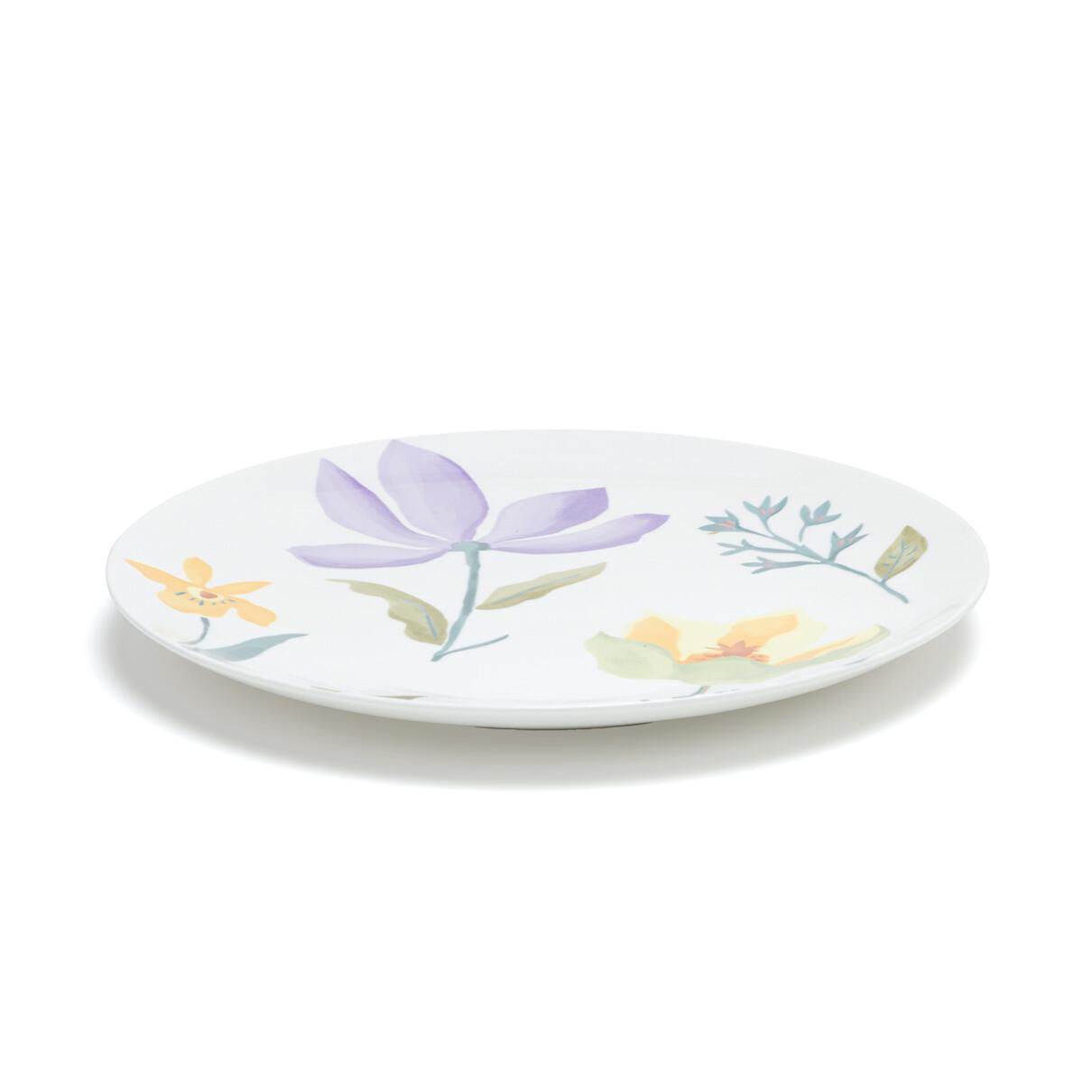 La Redoute Intérieurs Lot de 4 assiettes plates en porcelaine  