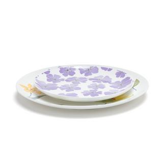 La Redoute Intérieurs Lot de 4 assiettes plates en porcelaine  