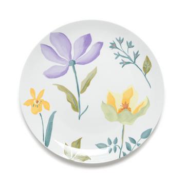 Lot de 4 assiettes plates en porcelaine