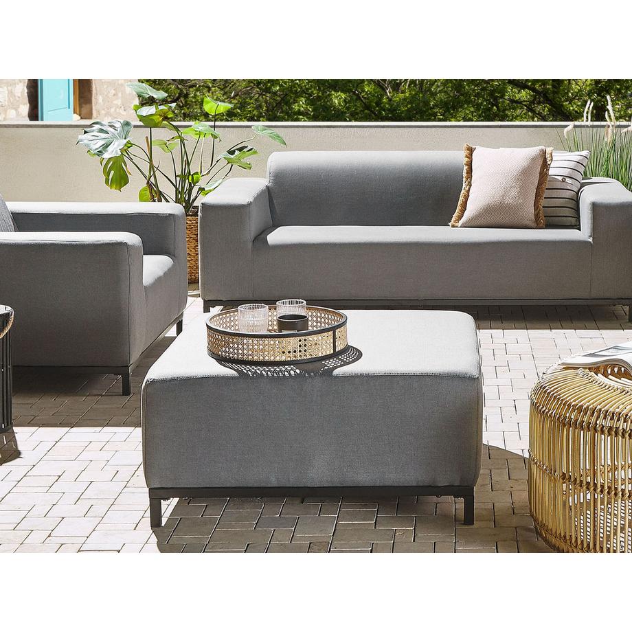 Beliani Ottoman en Tissu Moderne ROVIGO  