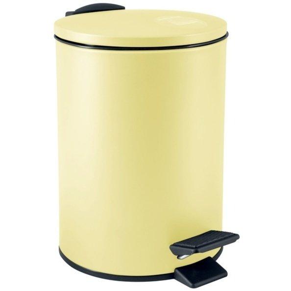 Image of Badezimmer Treteimer Steel ADELAR 5L Matt Gelb Badezimmer Treteimer Steel ADELAR 5L Matt Gelb