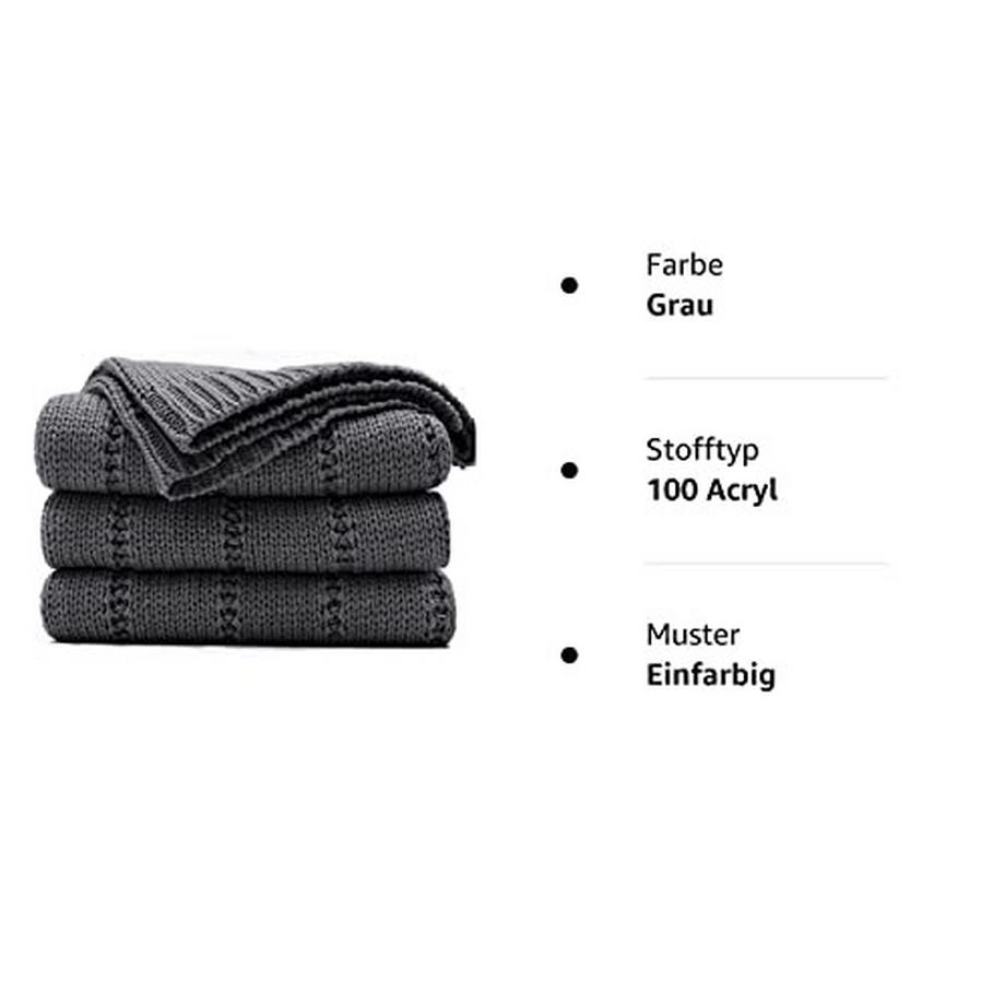 Alopini Coperta Lavorata a Maglia Morbida Calda a Maglia Grossa  