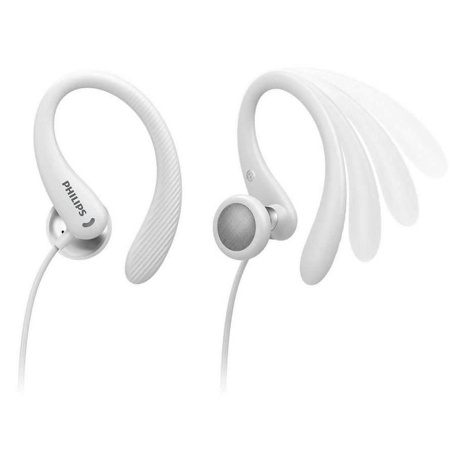 PHILIPS  Philips TAA1105WT00 Kopfhörer & Headset Kabelgebunden Ohrbügel, im Ohr Sport Weiß 