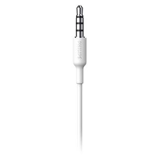 PHILIPS  Philips TAA1105WT/00 Cuffie con Filo per Fitness e Sport, Microfono, IPX2 Resistenti al Sudore, Supporti per l'orecchio Flessibili, Vestibilità Sicura, Pulsanti Integrati, Auricolari con Filo, Bianco 