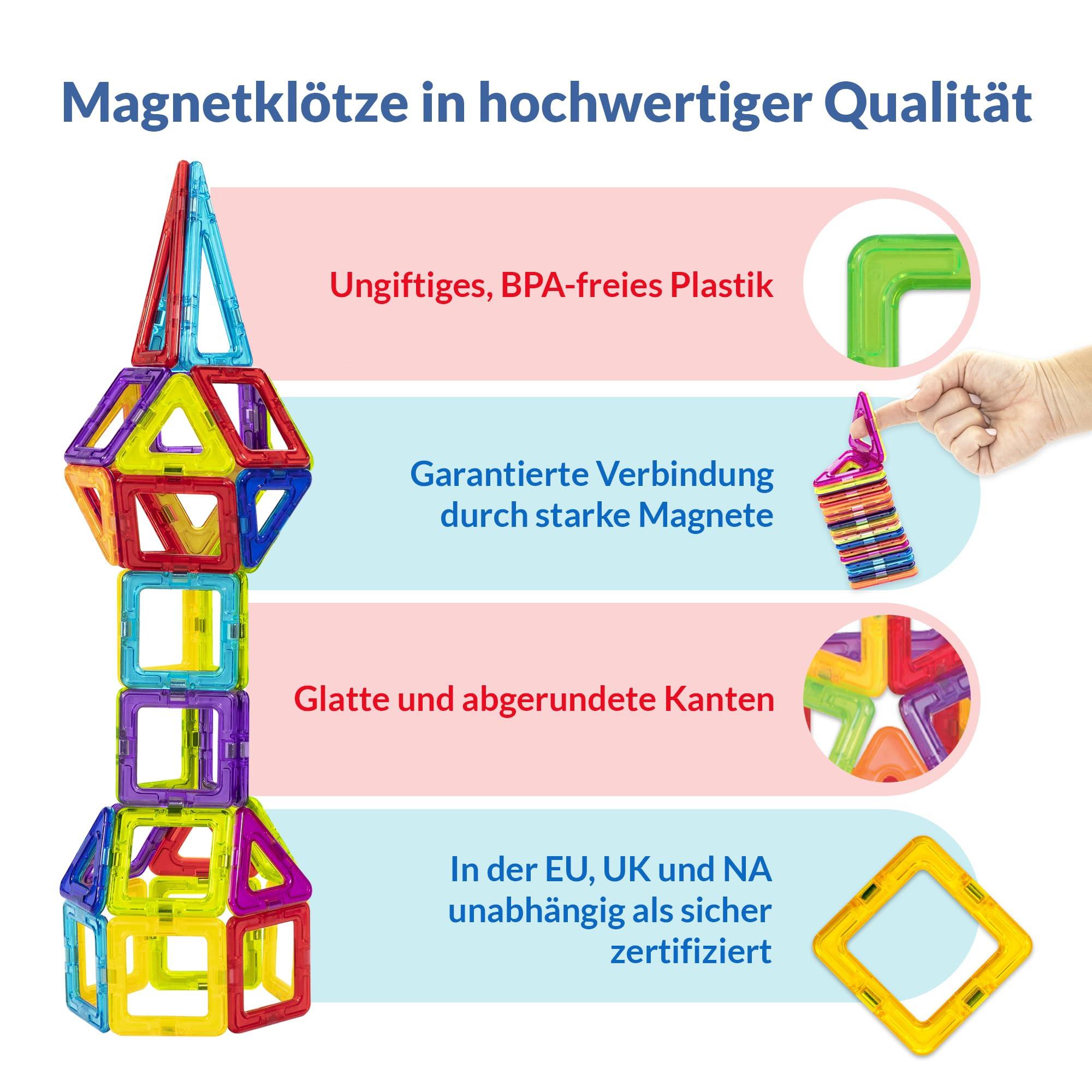 Activity-board  Magnetische Bauklötze, magnetische Bauklötze, pädagogisches Spielen, Entdecken und Bauen 