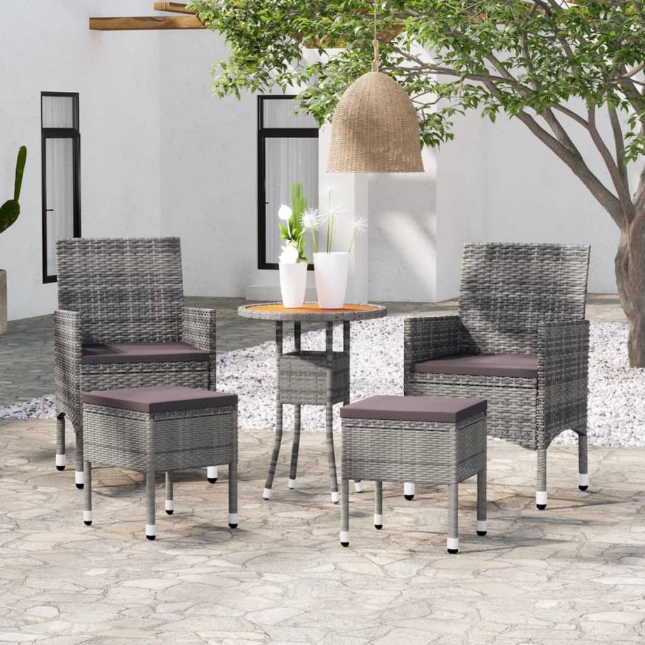 VidaXL Garten-lounge-set poly-rattan  