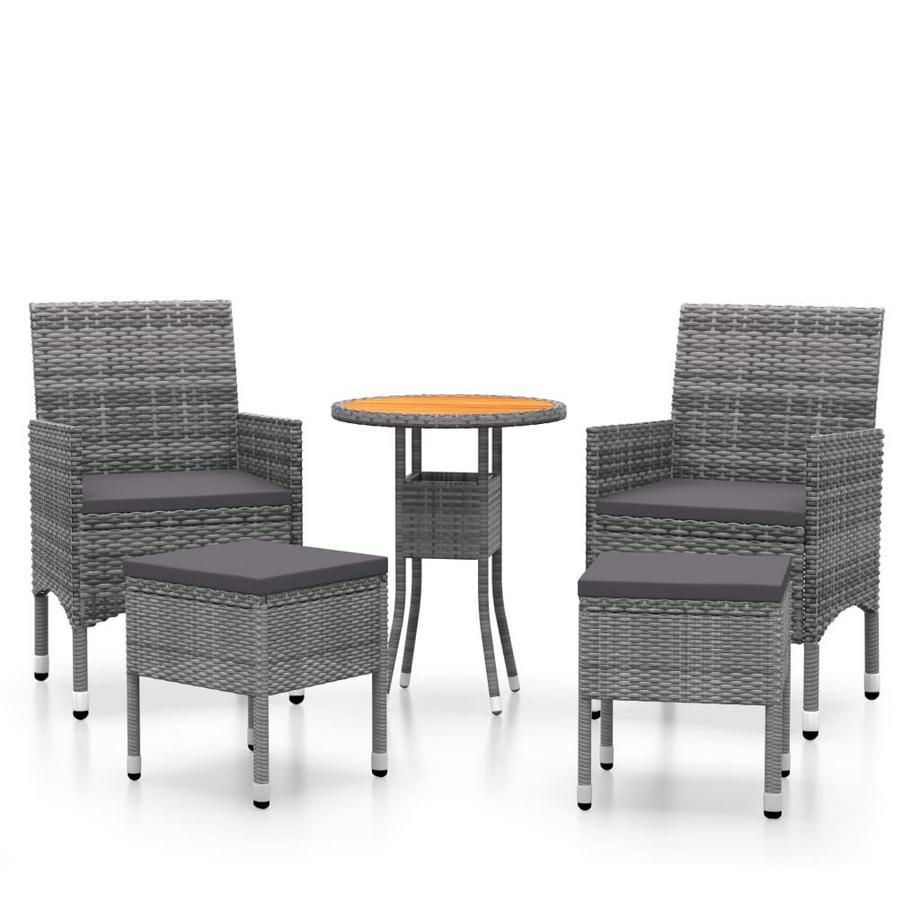 Garten-lounge-set poly-rattan