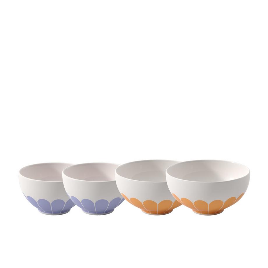 Schale, 4-teilig Fleur couleur