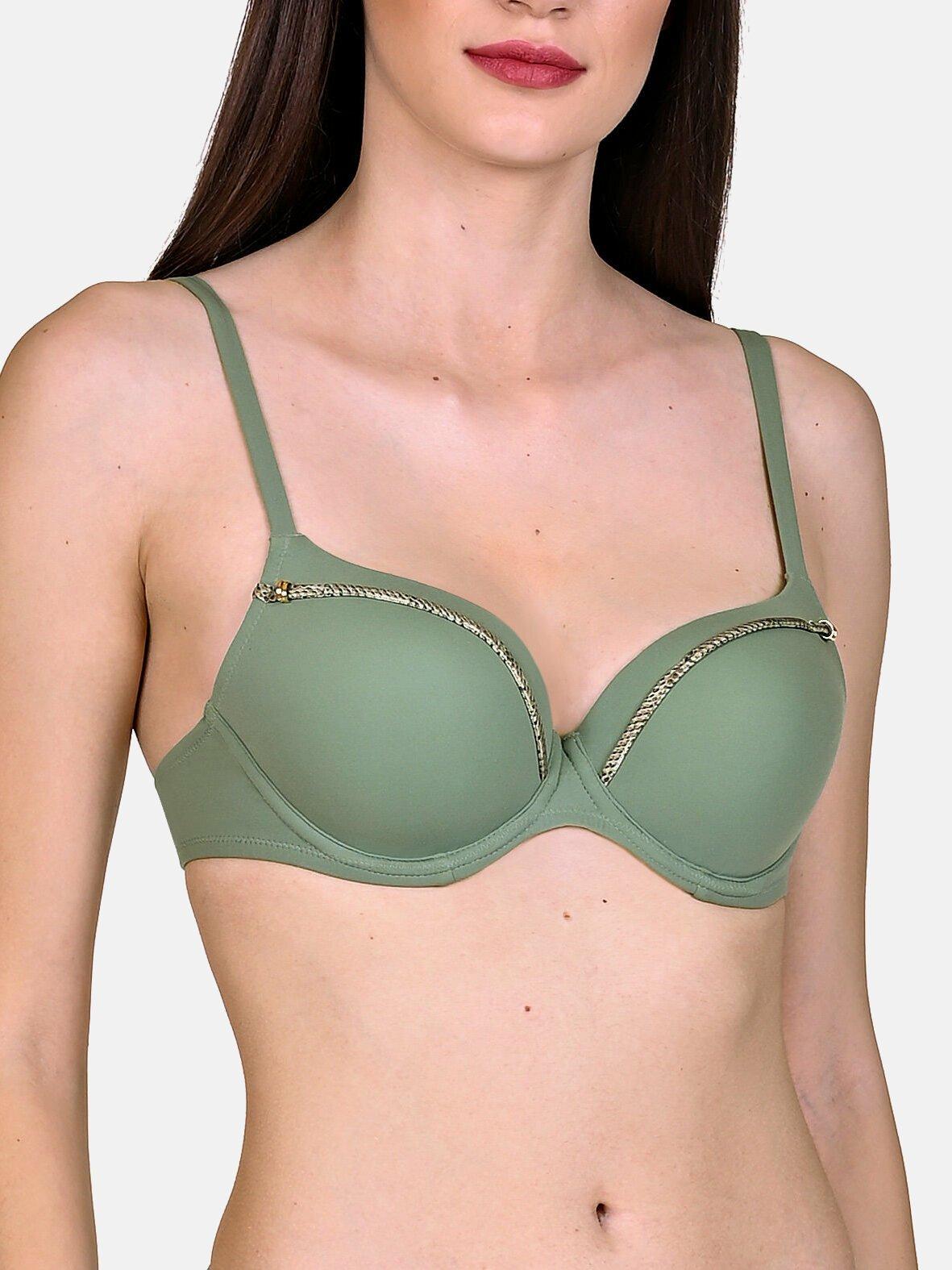 Image of Bikini-oberteil Vorgeformt Verstellbare Träger Ancona Damen Grün E/42