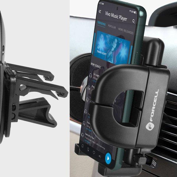 Avizar  Forcell Autohalterung mit Arm Schwarz 