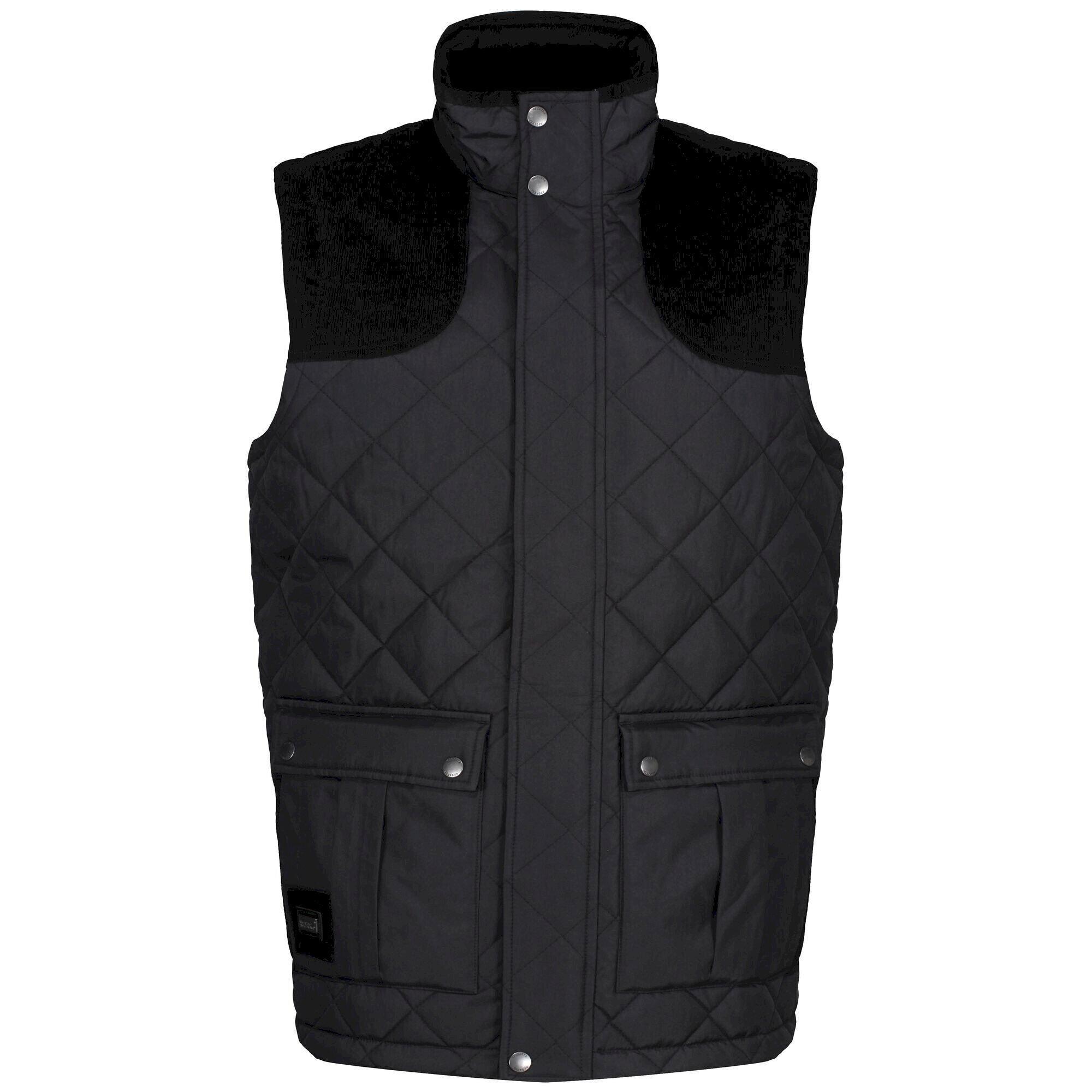 Image of Padbury Weste Isoliert Herren Schwarz M