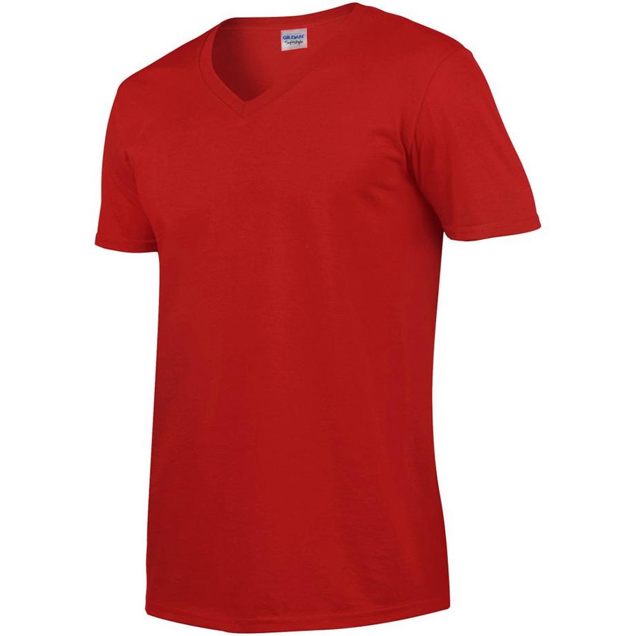Gildan T-shirt Soft Style Scollo a V Maniche Corte  