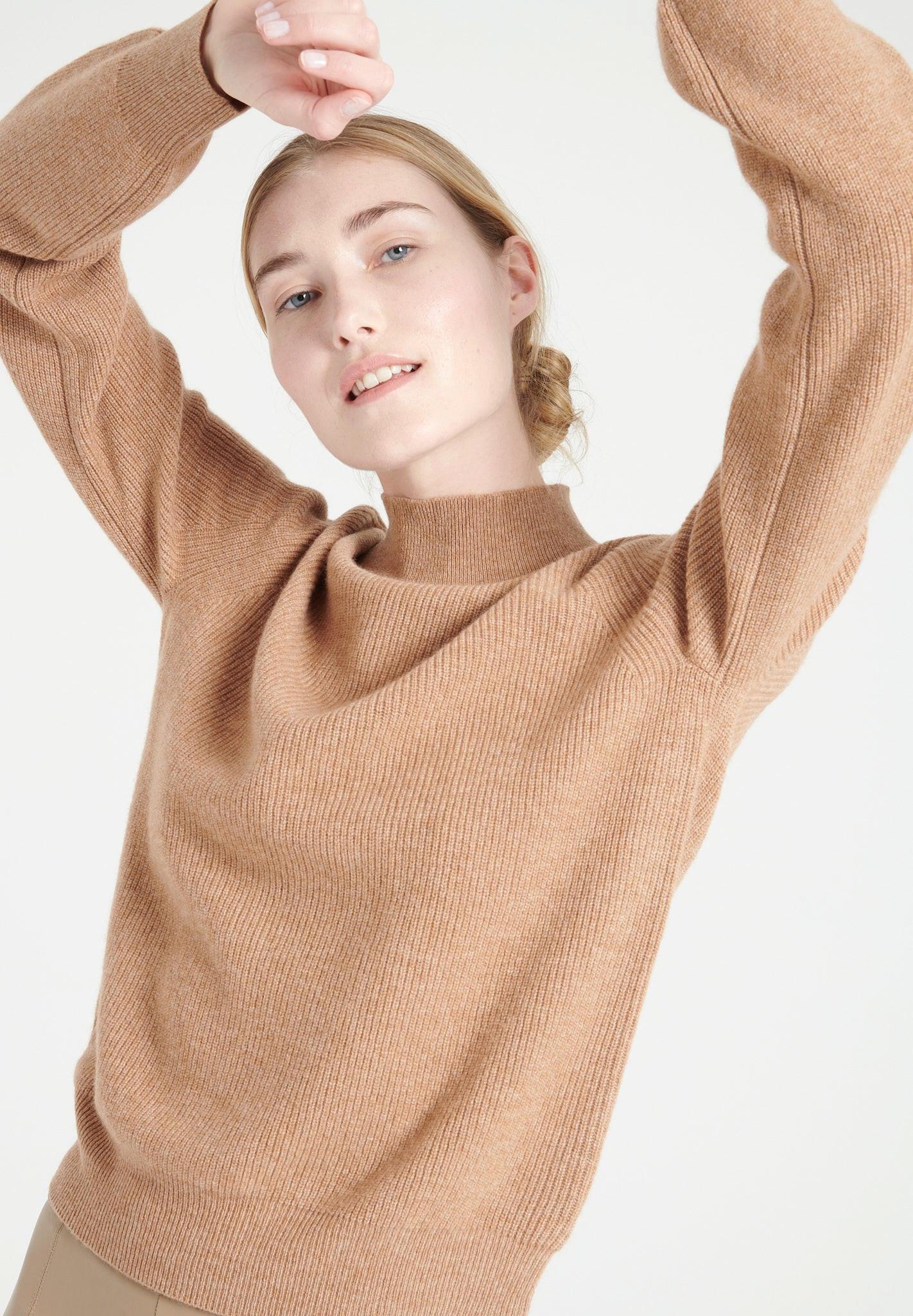 Studio Cashmere8  MIA 1 Pull col montant - 100% cachemire 