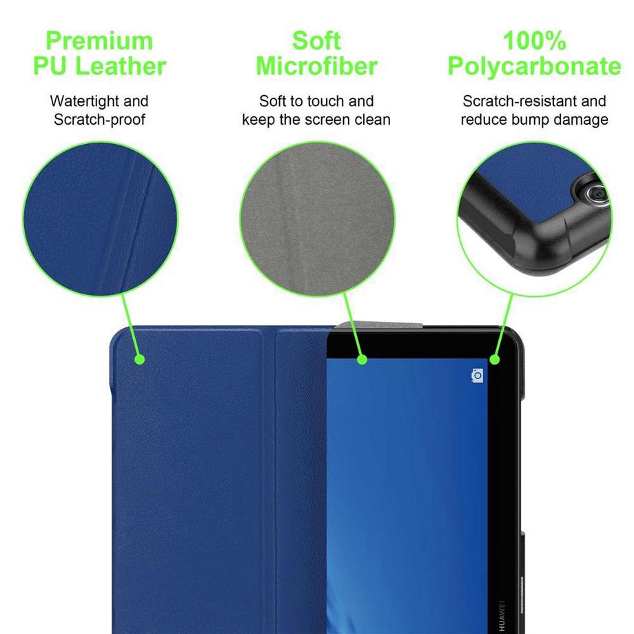 Cadorabo  Tablet Hülle für Huawei MediaPad T5 10 (10.1 Zoll) Ultra Dünne OHNE Auto Wake Up 