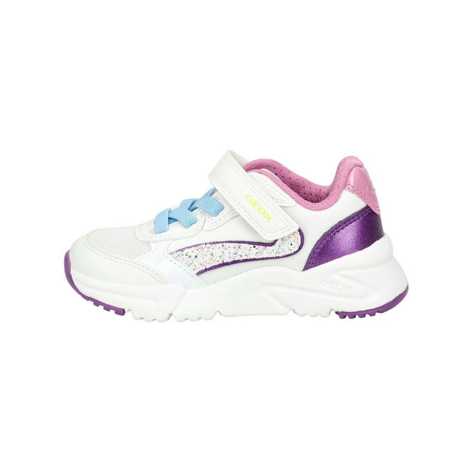 GEOX Sneaker mit Klettverschluss und Blumenmuster  