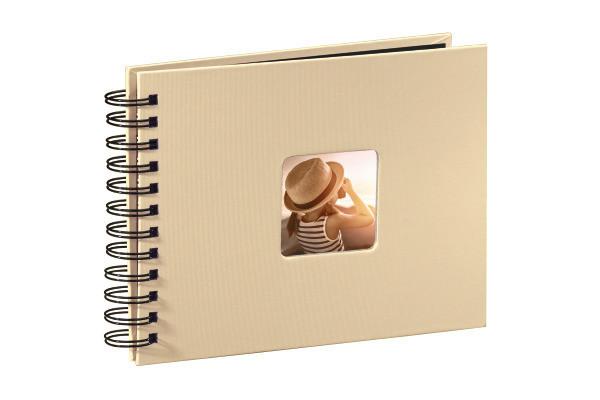 Image of HAMA Spiralalbum Fine Art 113675 240x170mm, taupe 25 Blatt HAMA Spiralalbum Fine Art 113675 240x170mm, taupe 25 Blatt