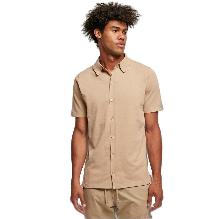 URBAN CLASSICS Gestricktes Kurzarmhemd  