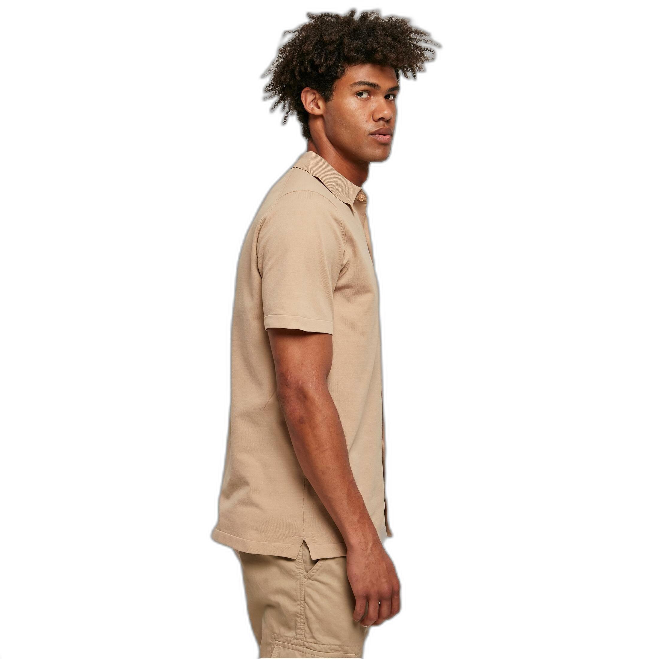 URBAN CLASSICS Gestricktes Kurzarmhemd  