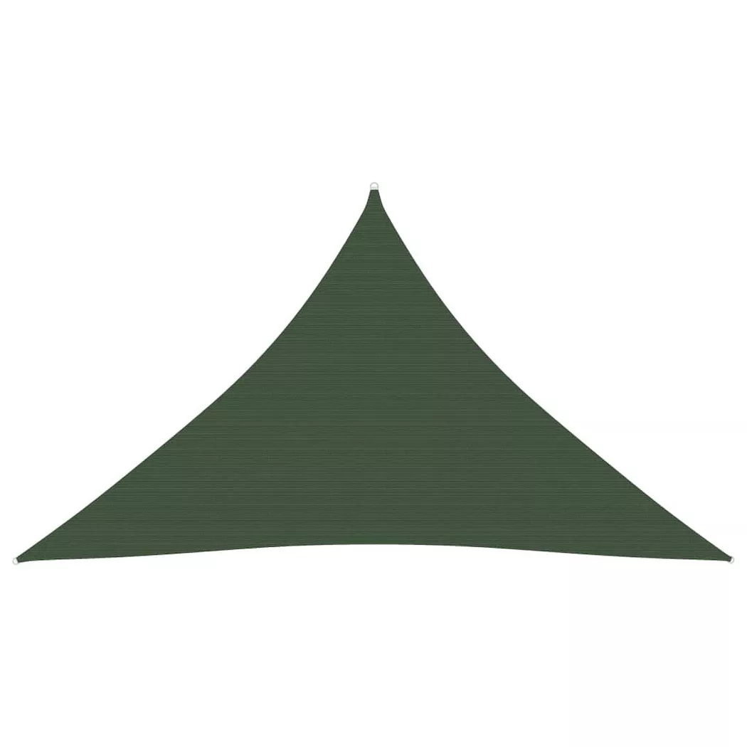 vidaXL Sonnensegel 160 g/m² Dunkelgrün 5x5x6 m HDPE