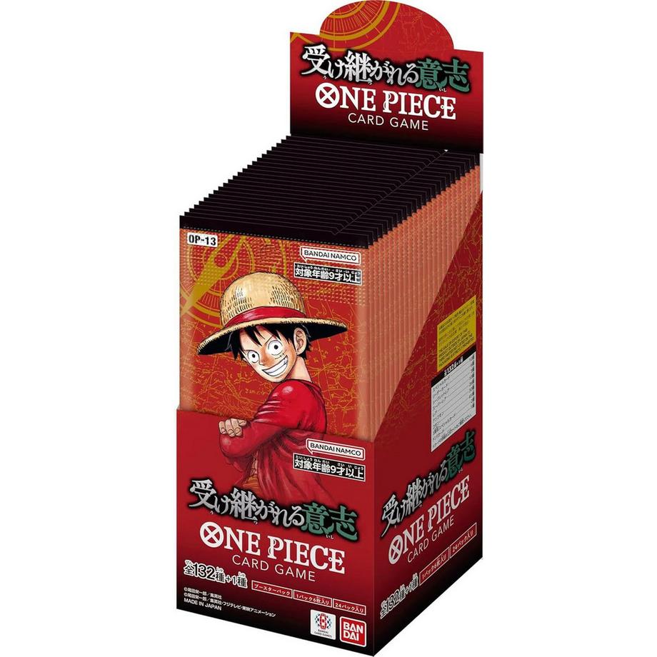 Bandai  Carrying on His Will OP-13 Booster Display (24) - One Piece Card Game - JP 