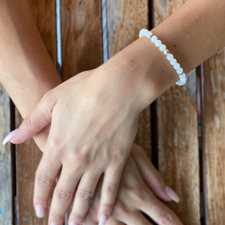 Balibay  Melea  Armband mit Mondstein und Sterling Silber 