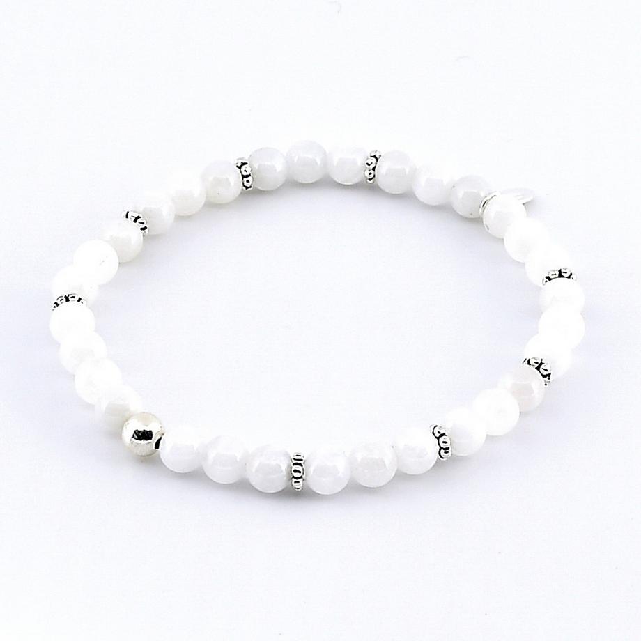 Balibay  Melea  Armband mit Mondstein und Sterling Silber 