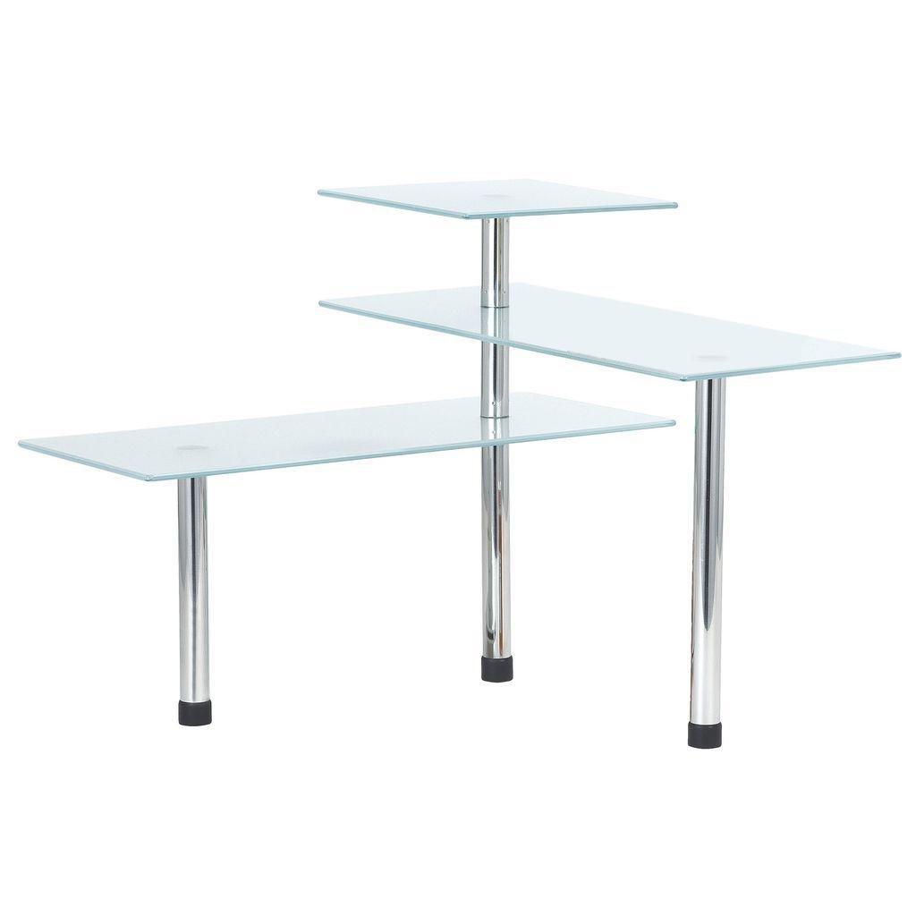 Image of Eckregal aus Glas - 3 Regale Eckregal aus Glas - 3 Regale