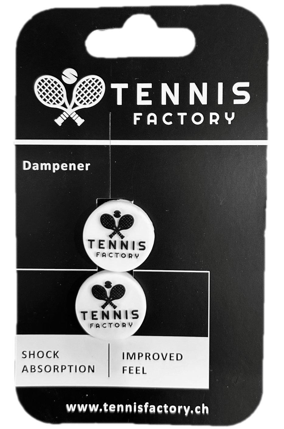 Tennis Factory  Dämpfer Doppelpack weiss 