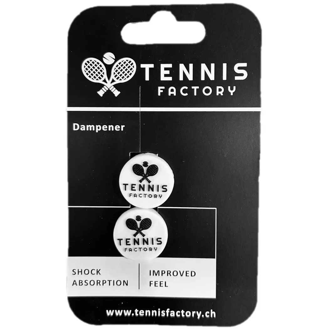 Tennis Factory - Dämpfer Doppelpack weiss, One Size, Weiss