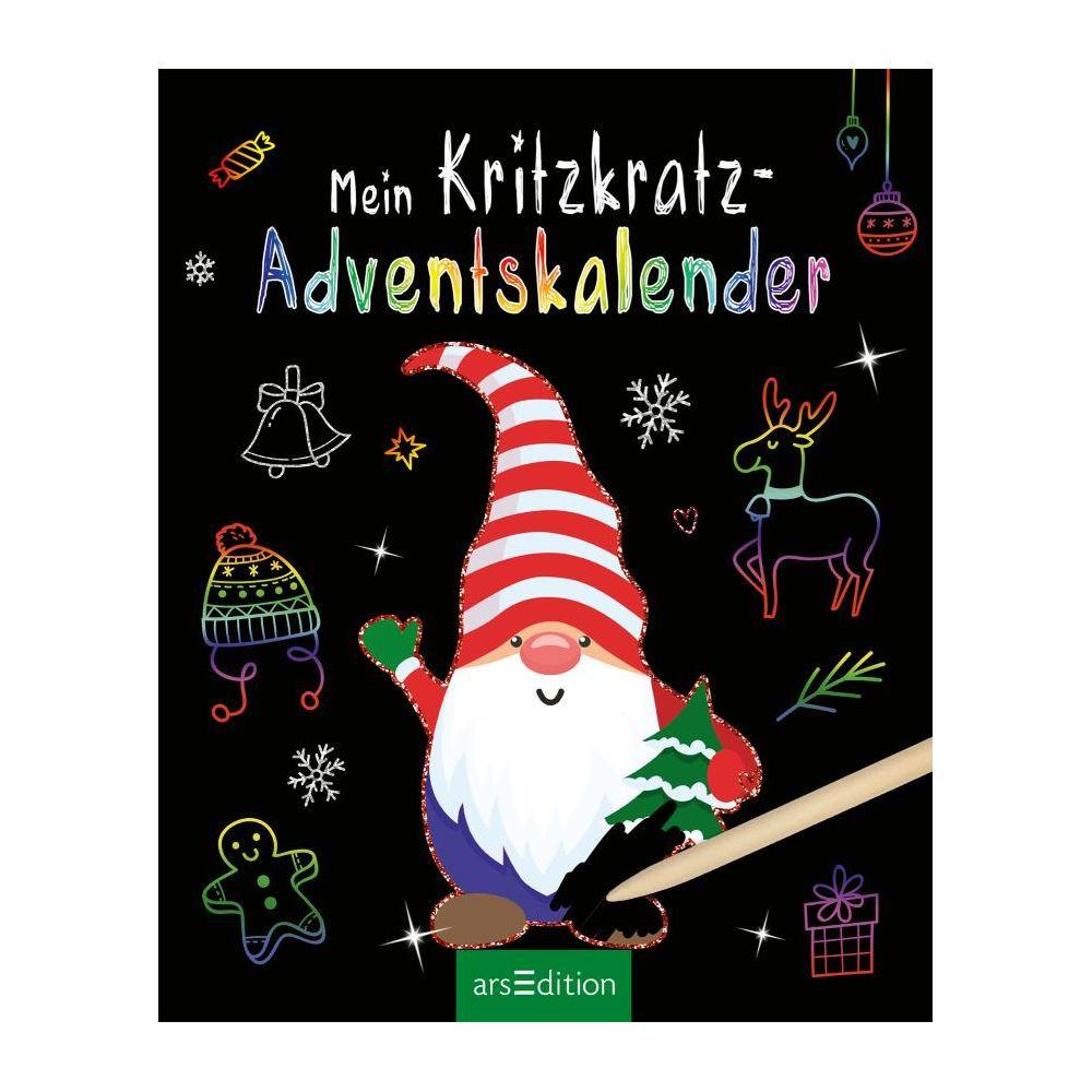 ARS EDITION Mein Kritzkratz-Adventskalender  