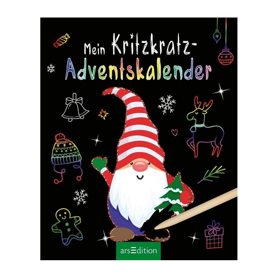 ARS EDITION Mein Kritzkratz Adventskalender  