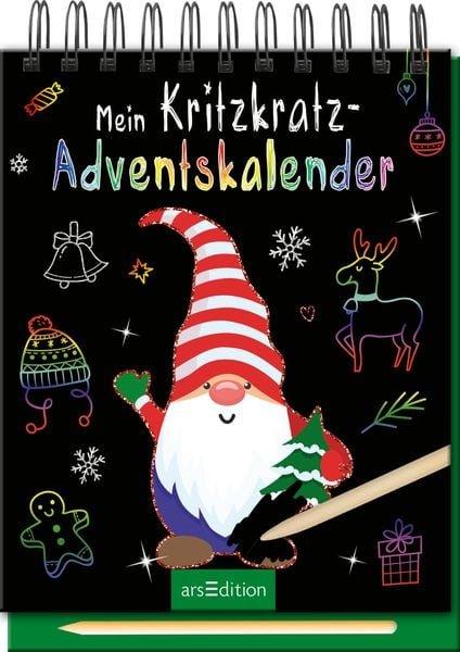 arsEdition Mein Kritzkratz-Adventskalender  