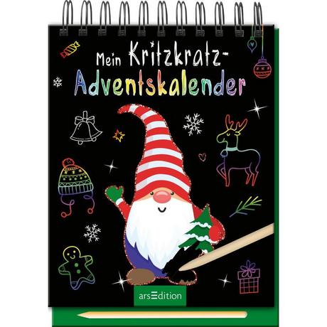 ARS EDITION Mein Kritzkratz-Adventskalender  