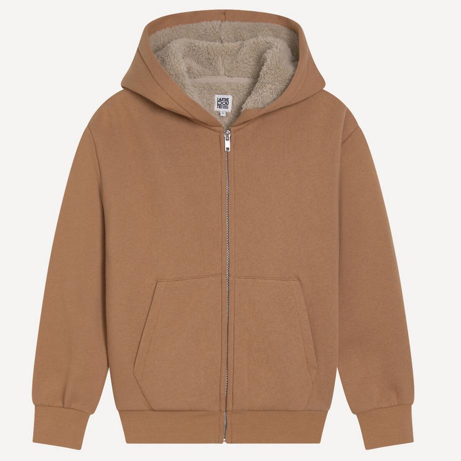 La Redoute Collections  Sweatshirt mit Reissverschluss und Kapuze 