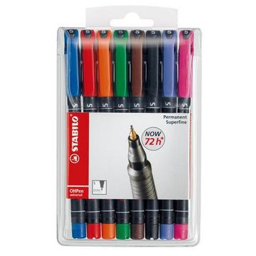 STABILO OHP Pen permanent S 8er Etui