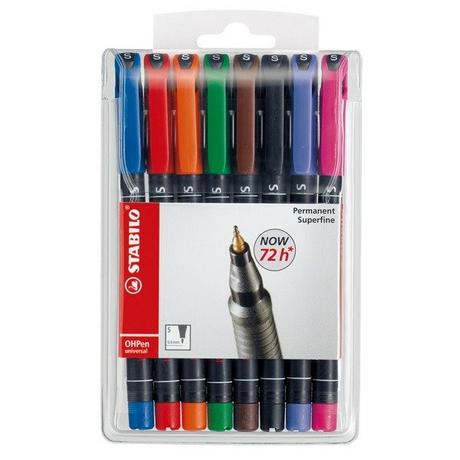 STABILO STABILO OHP Pen permanent S 8er Etui  