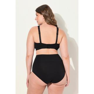 Ulla Popken  Bralette senza ferretto con inserto di pizzo e coppa C-E 