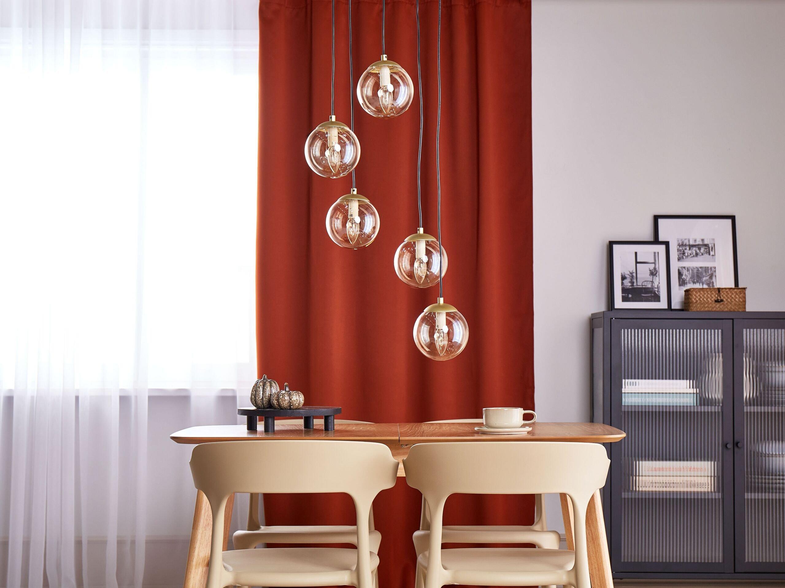 Beliani Wandlampen aus Glas Modern NOEL  