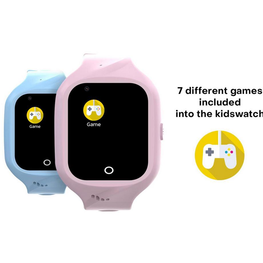 Celly  Kidswatch 4G Smartwatch pour enfants Bracelet bleu + rose 
