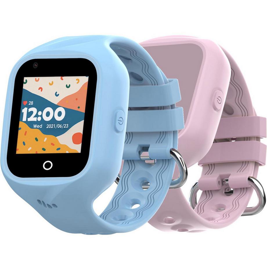 Kidswatch 4G Smartwatch pour enfants Bracelet bleu + rose