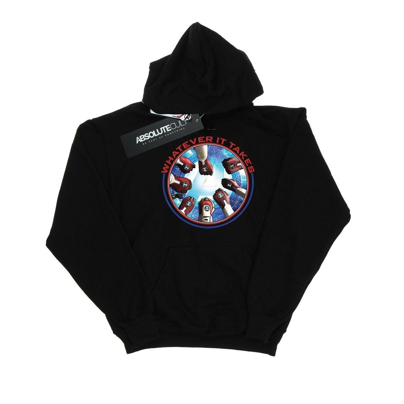 Image of Avengers Endgame Whatever It Takes Fists Kapuzenpullover Unisex Schwarz 152-158