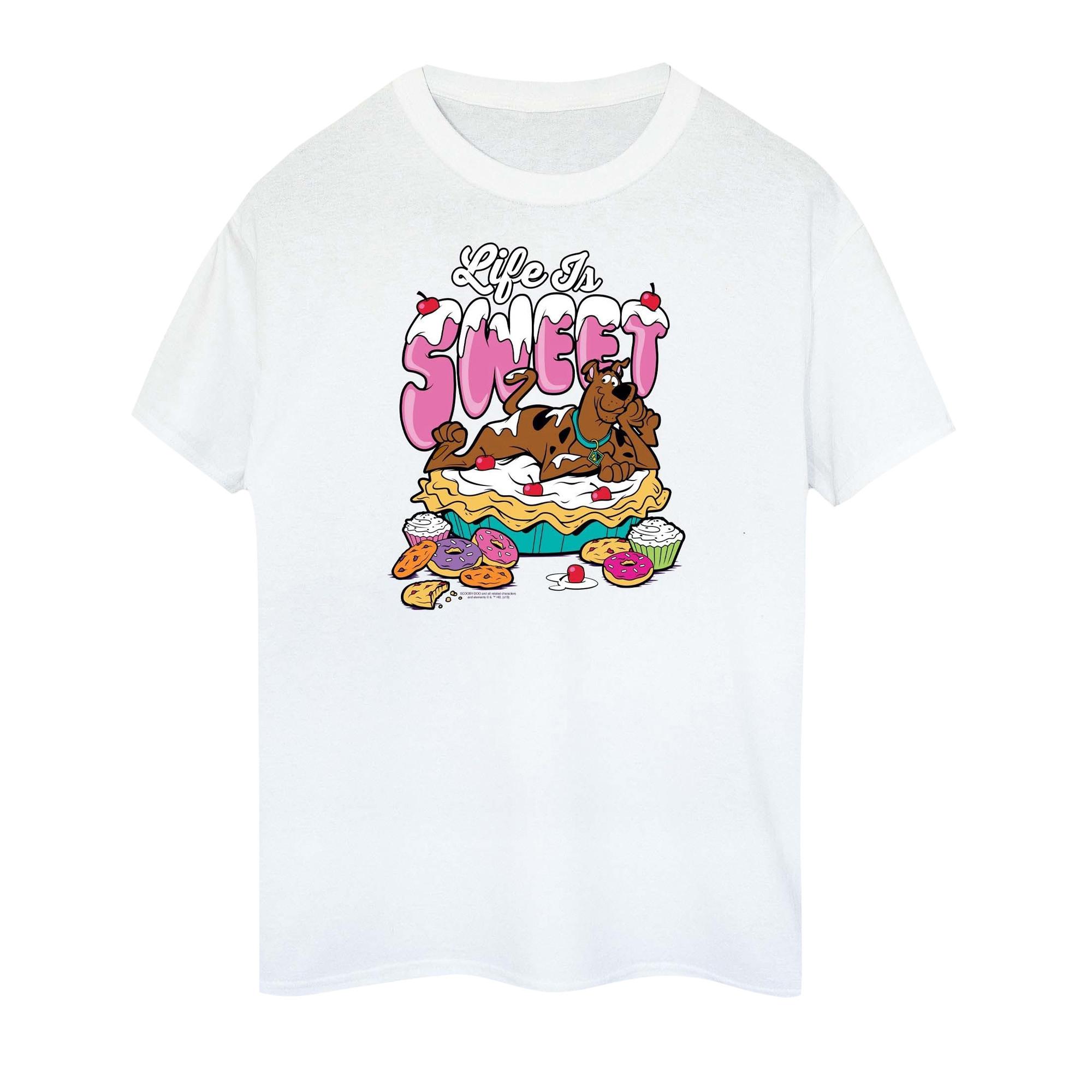 Image of Life Is Sweet Tshirt Mädchen Weiss 116