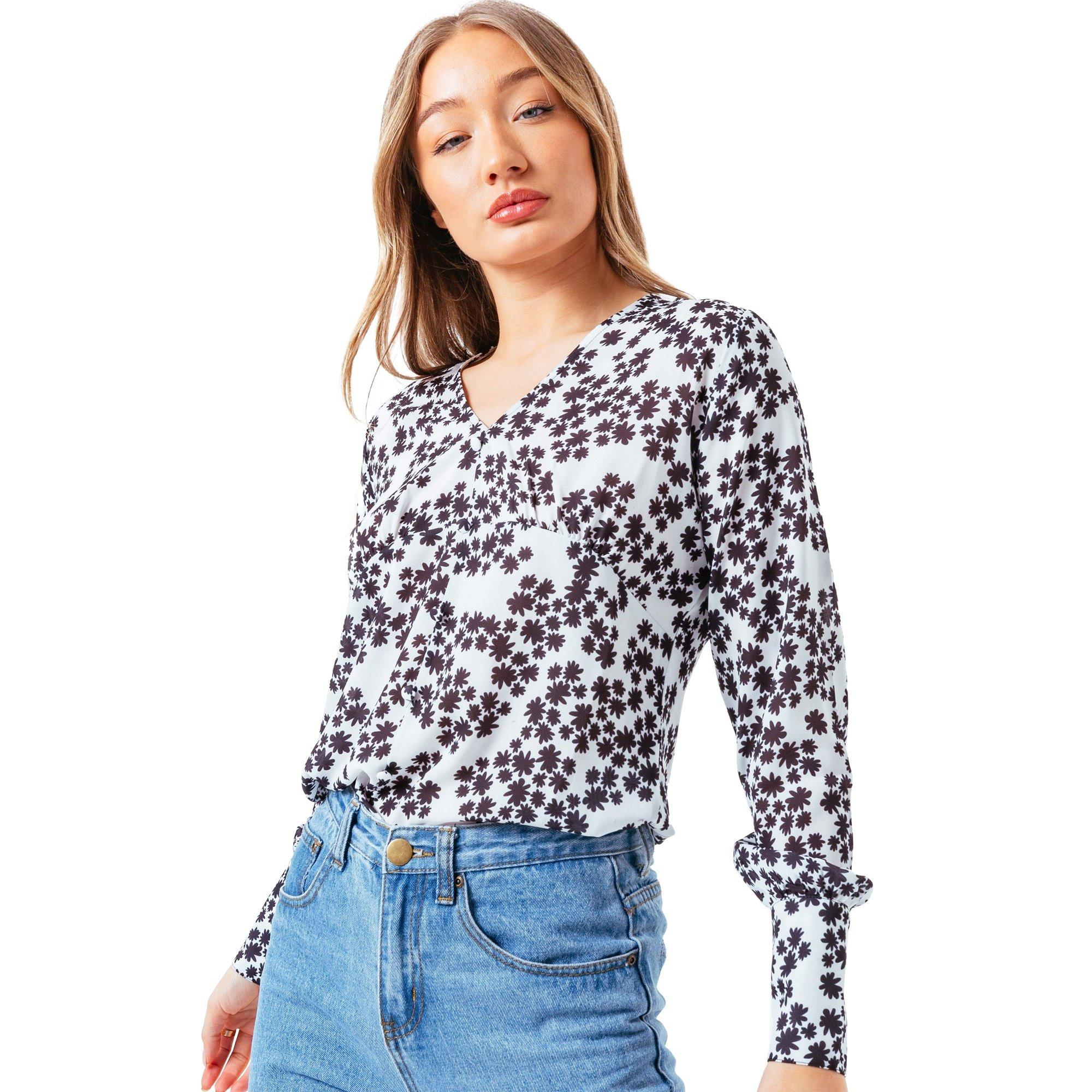 Image of Bluse Damen Weiss 30