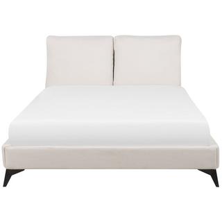 Beliani Letto con rete a doghe en Ciniglia Glamour MELLE  