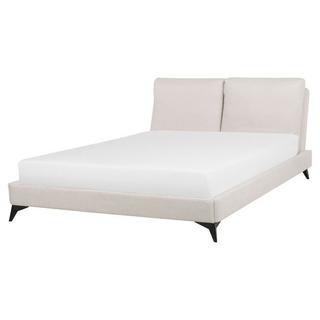 Beliani Letto con rete a doghe en Ciniglia Glamour MELLE  