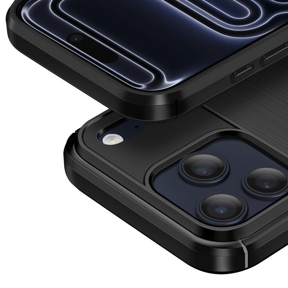 Avizar  Coque pour iPhone 17 Pro Silicone Souple 